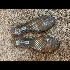 Gellie grey flats, size 8, Steve Madden